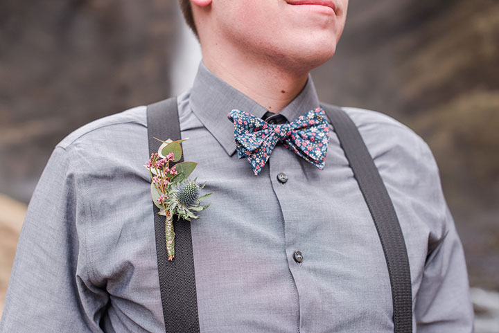 The Bride Wore Modest Mon Cheri To Her Icelandic Elopement