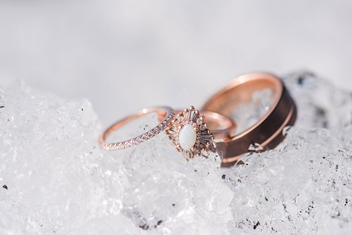 The Bride Wore Modest Mon Cheri To Her Icelandic Elopement
