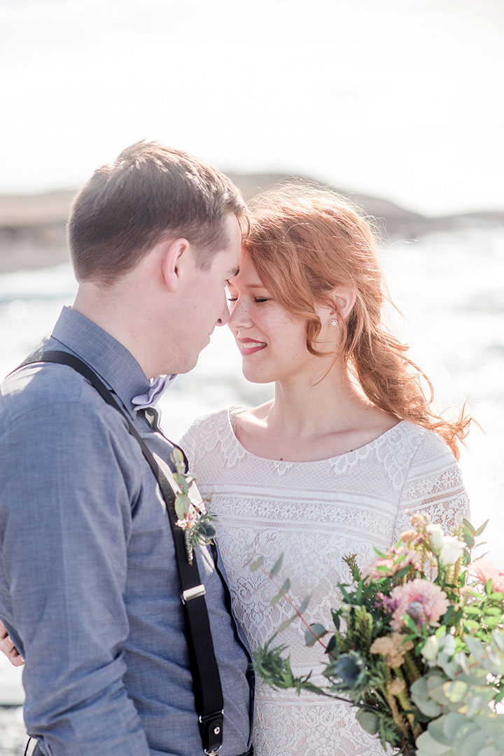 The Bride Wore Modest Mon Cheri To Her Icelandic Elopement