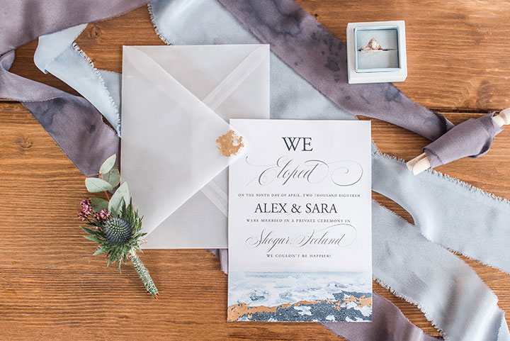 The Bride Wore Modest Mon Cheri To Her Icelandic Elopement