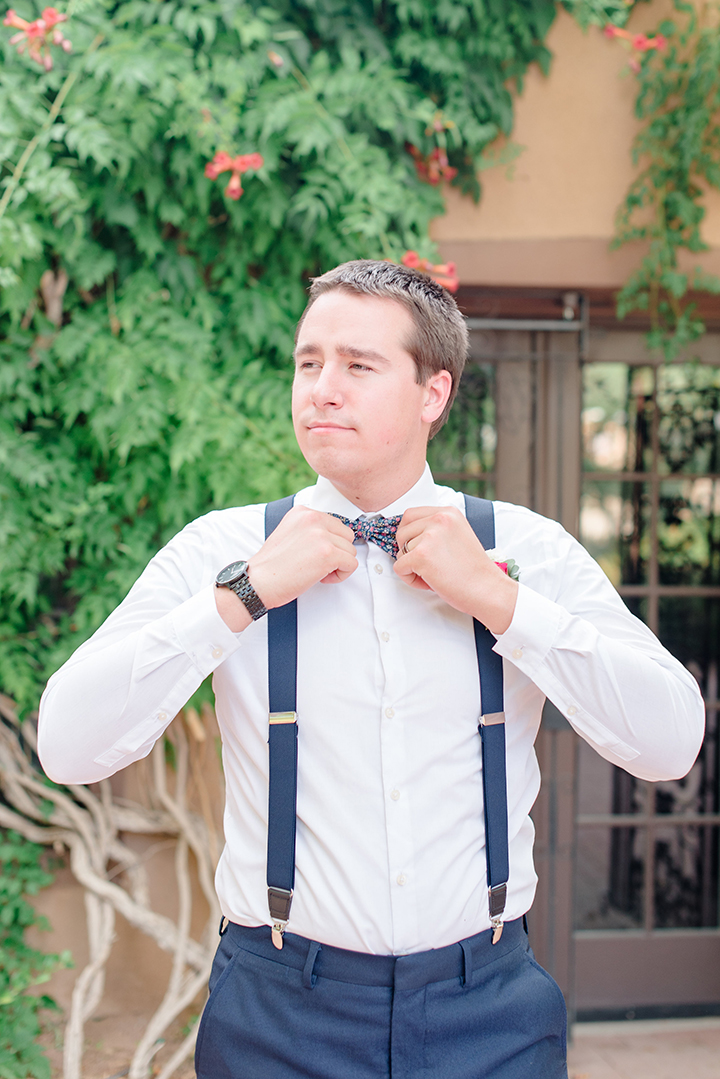 Bride & Groom Portraits at Casa Perea In New Mexico