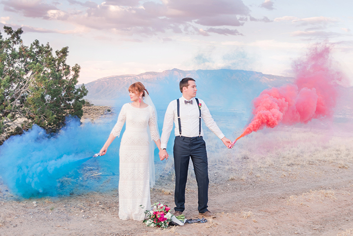 Bride & Groom Portraits at Casa Perea In New Mexico