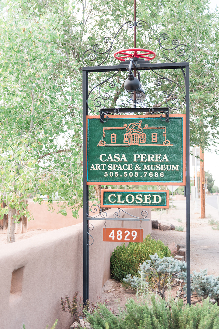Bride & Groom Portraits at Casa Perea In New Mexico
