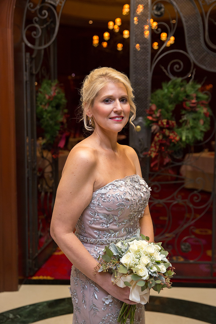 Montage by Mon Cheri's Metallic Embroidered Lace Gown Is Perfect For This Elopement