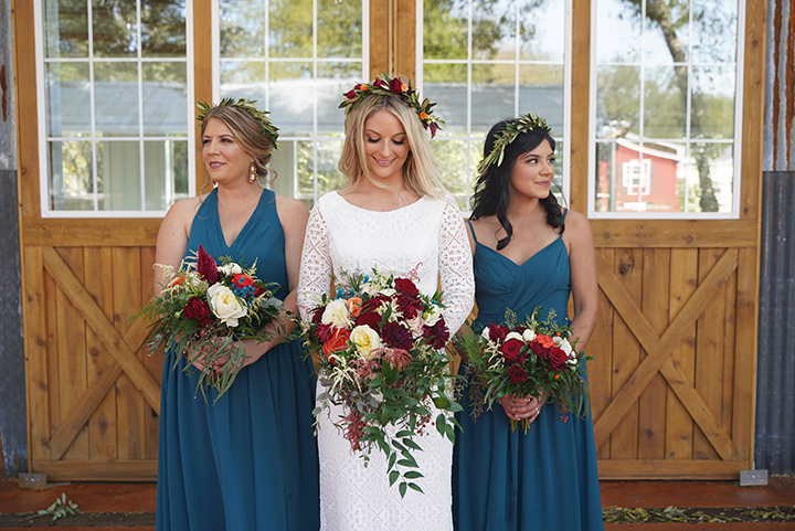 Fall Bride Is A Vision In Venise Lace, Modest Style TR11832