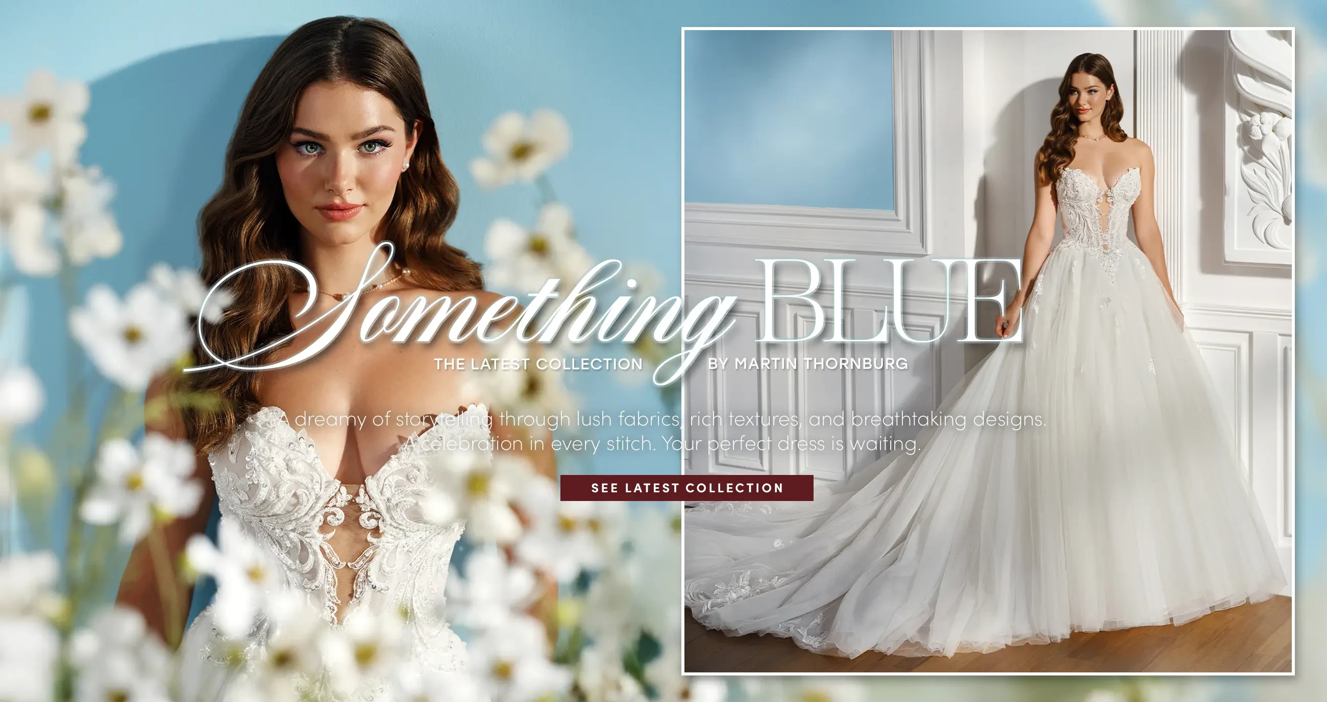 martin thornburg spring 2026 bridal collection banner