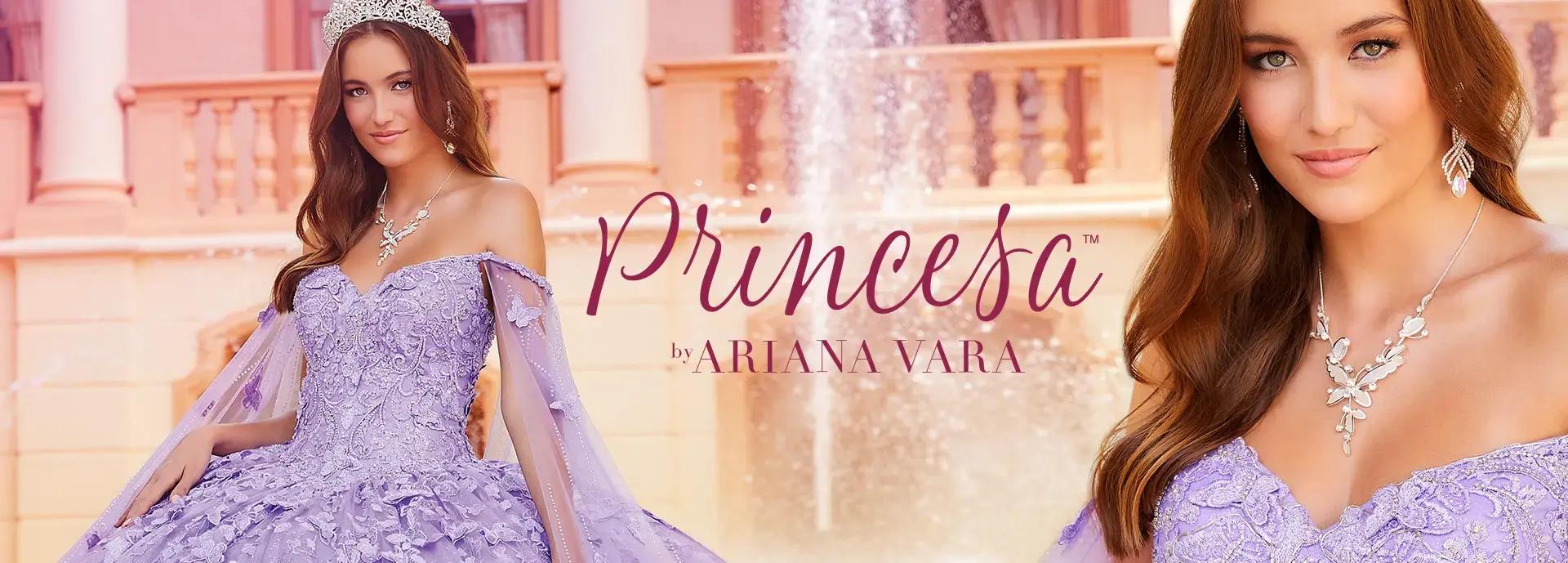 Girl wearing purple quinceañera dress