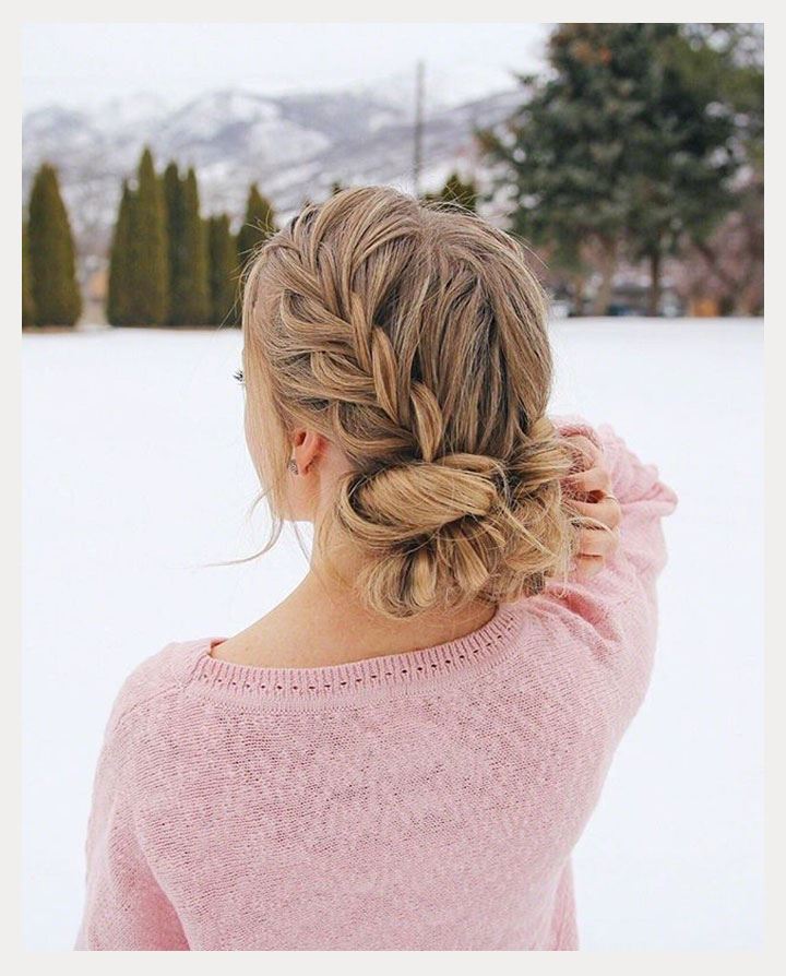 Missy Sue’s Double Fishtail French Braid Low Bun