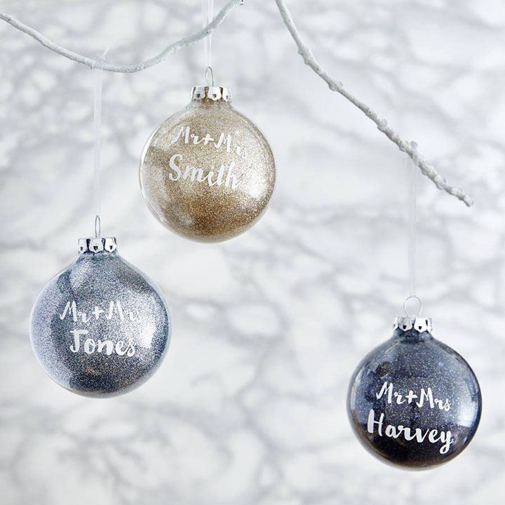 Custom Wedding Ornaments