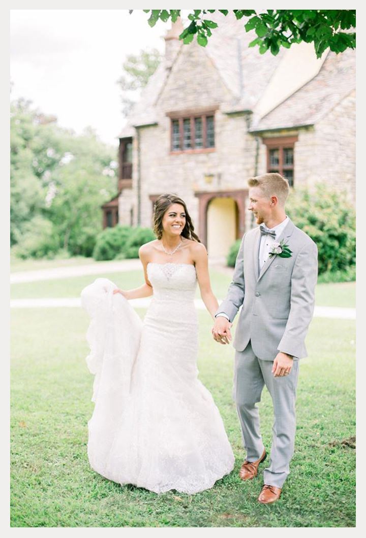 July Bride Looks Phenomenal In Fit &amp; Flare Sophia Tolli &quot;Alouette&quot;