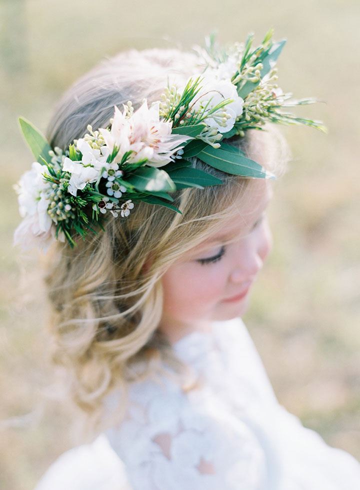 10 Of The Sweetest Floral Wreaths For Flower Girls