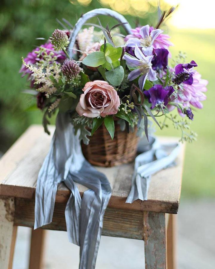 12 Flower Baskets Your Flower Girl Will Love