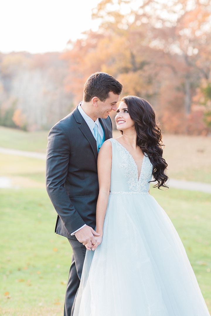 Something Blue Inspirational Wedding Shoot Featuring Martin Thornburg &quot;Rena&quot; Gown