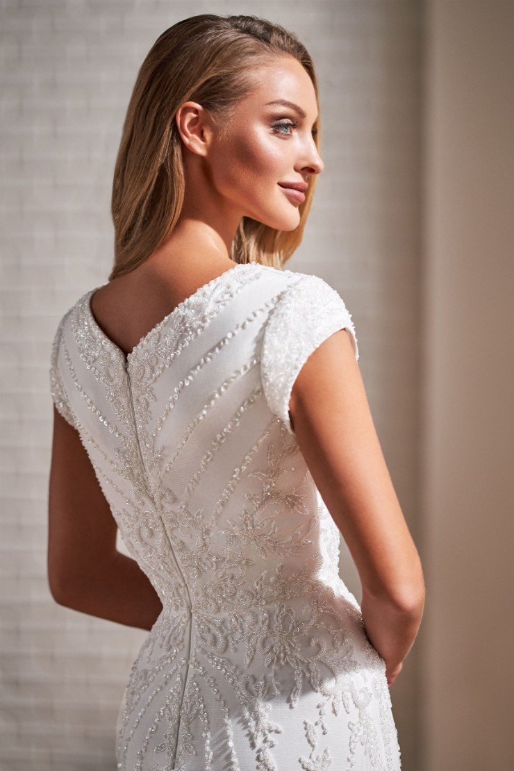 Modest by Mon Cheri #TR22174 #$3 Ivory picture