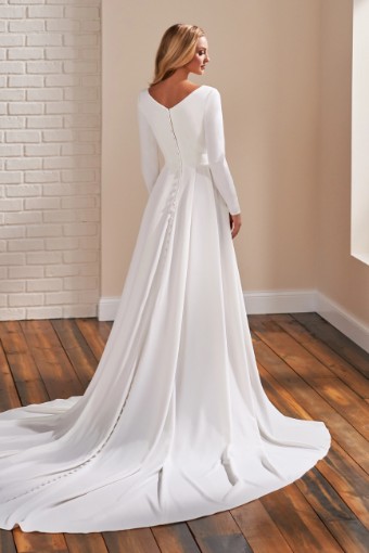 Modest by Mon Cheri #TR22175 $2 default Ivory thumbnail
