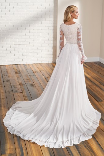 Modest by Mon Cheri #TR12295 $2 Ivory/Nude thumbnail