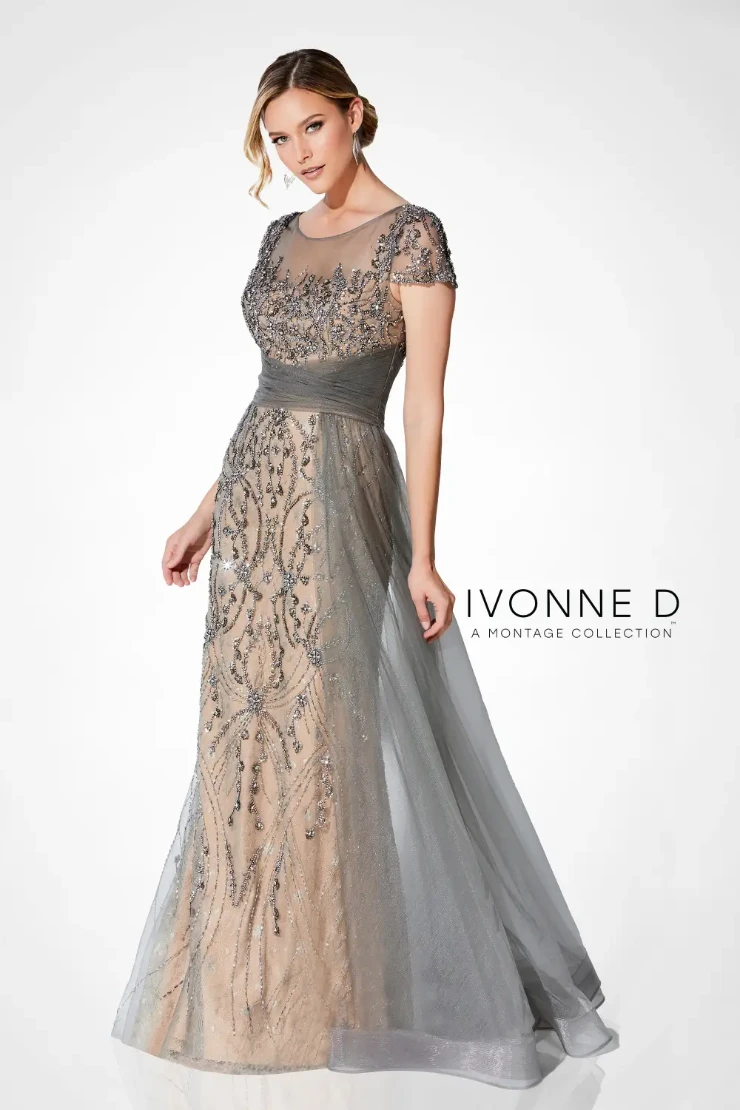 Ivonne D #122D62 #3 Charcoal/Nude picture