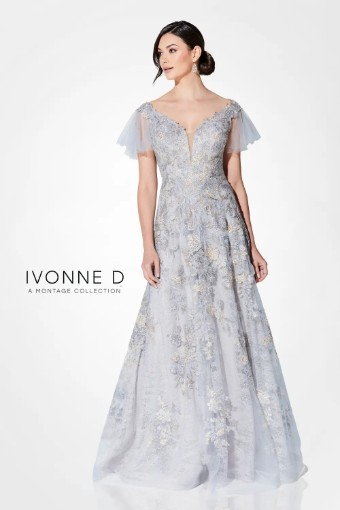 Ivonne D #122D63 $3 Dusty Blue/Silver thumbnail