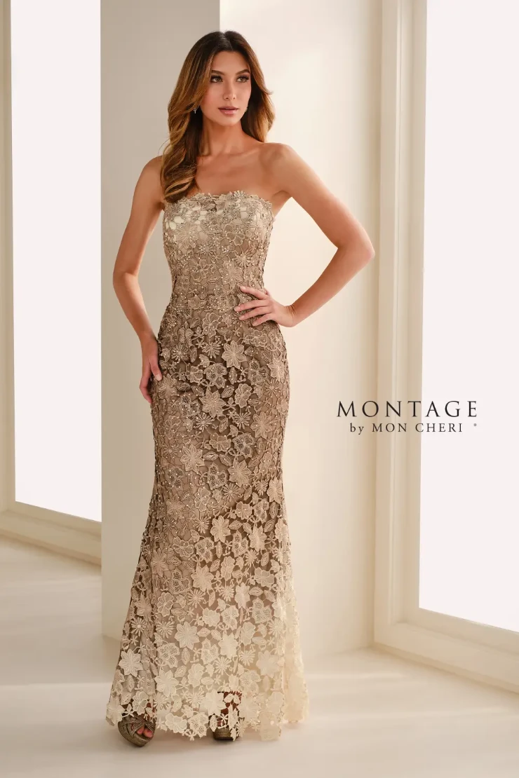 Montage #M506 #3 Gold/Ivory Ombré picture