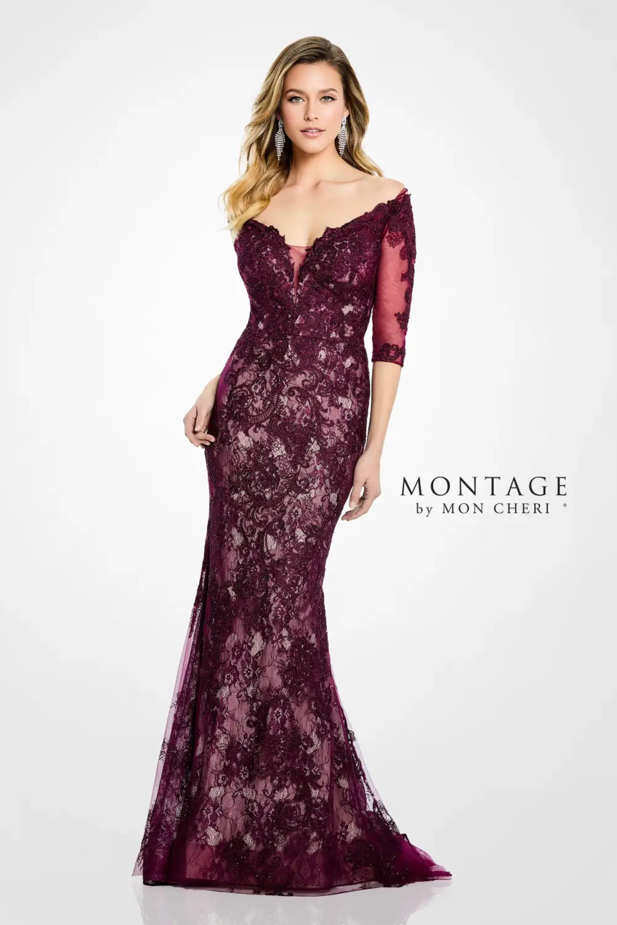 Lace Mother Of The Bride Dress | M510
