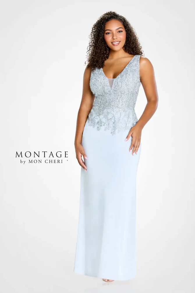 Crepe Mother Of The Bride Dress | M512