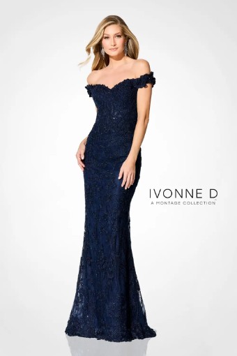 Ivonne D #ID303 $3 Navy Blue thumbnail
