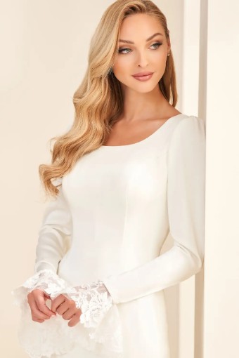 Modest by Mon Cheri #MOD1824 $4 Diamond White thumbnail