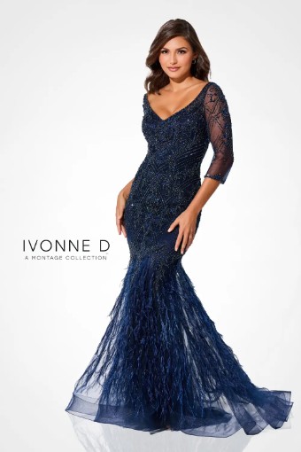 Ivonne D #ID318 $3 Navy Blue thumbnail