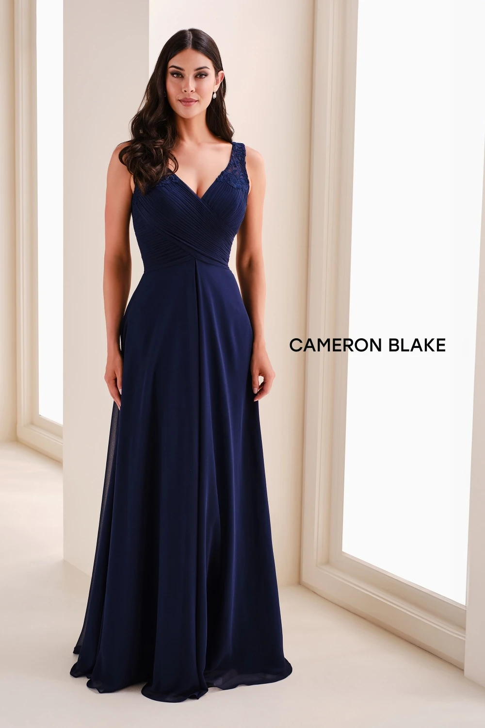 david bridal prom dress Long Formal Chiffon Mother of the Bride Dress
