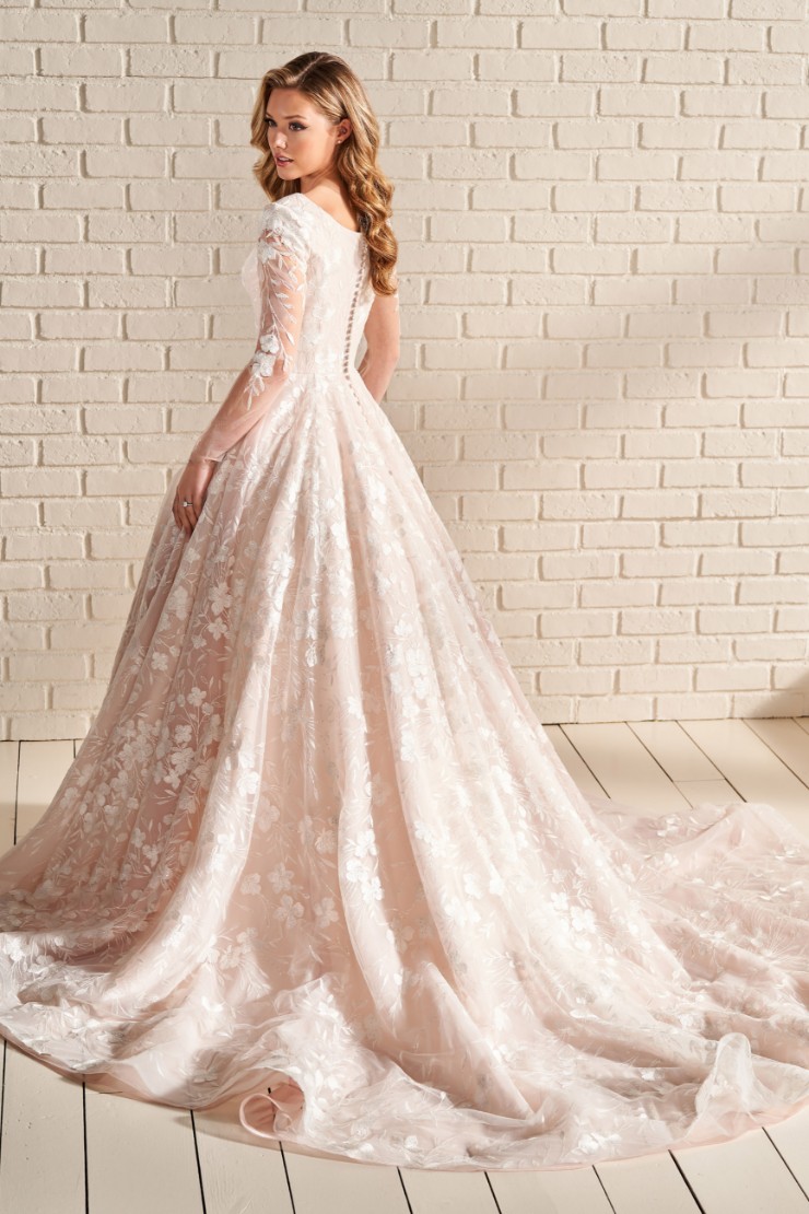 Modest by Mon Cheri #MOD958 #1 Ivory picture