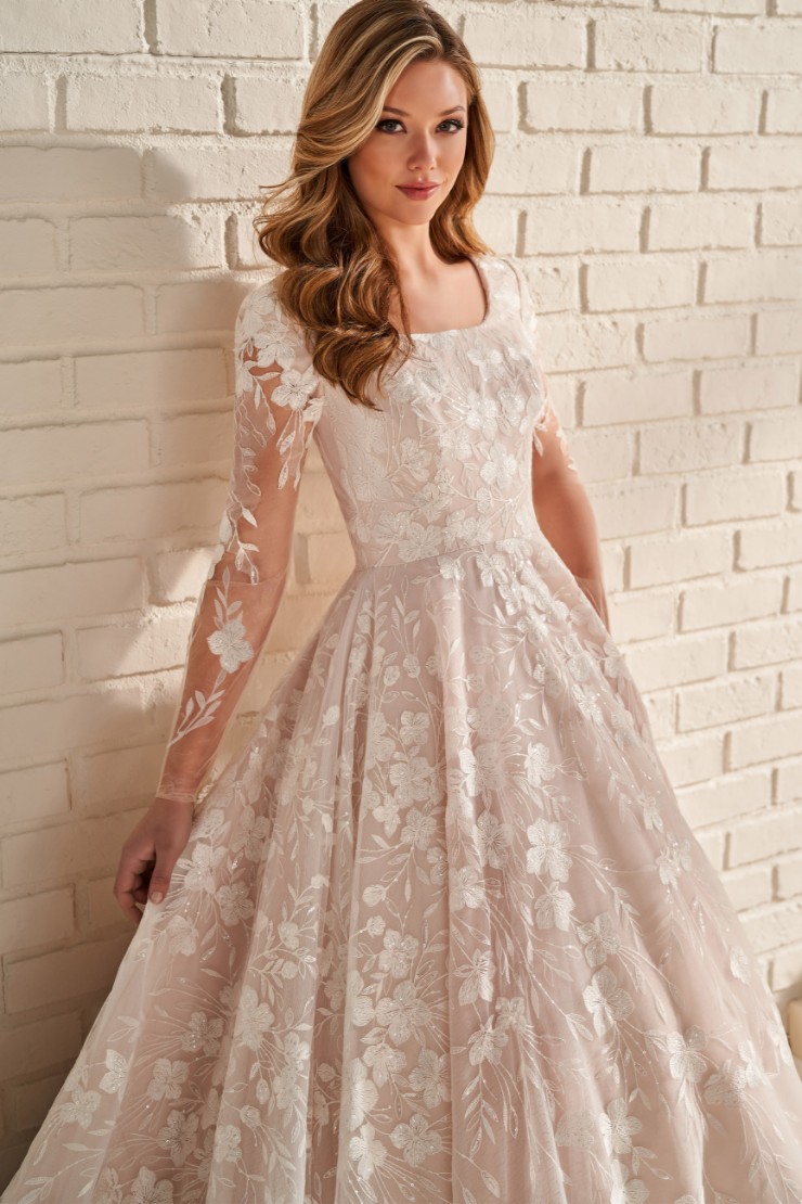 Modest by Mon Cheri #MOD958 #2 Ivory picture