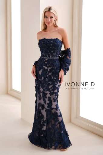 Ivonne D #ID6205 $4 Navy Blue/Nude thumbnail
