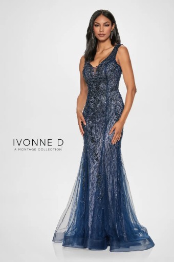 Ivonne D #ID802 $4 Navy/Nude thumbnail