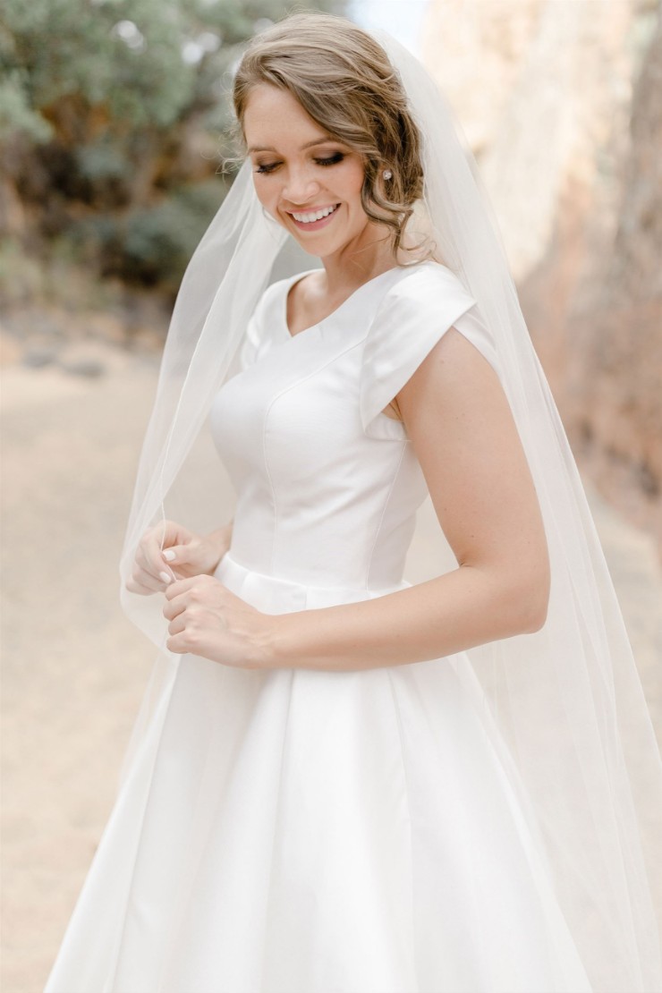 Modest by Mon Cheri #TR12033 #$4 Ivory picture