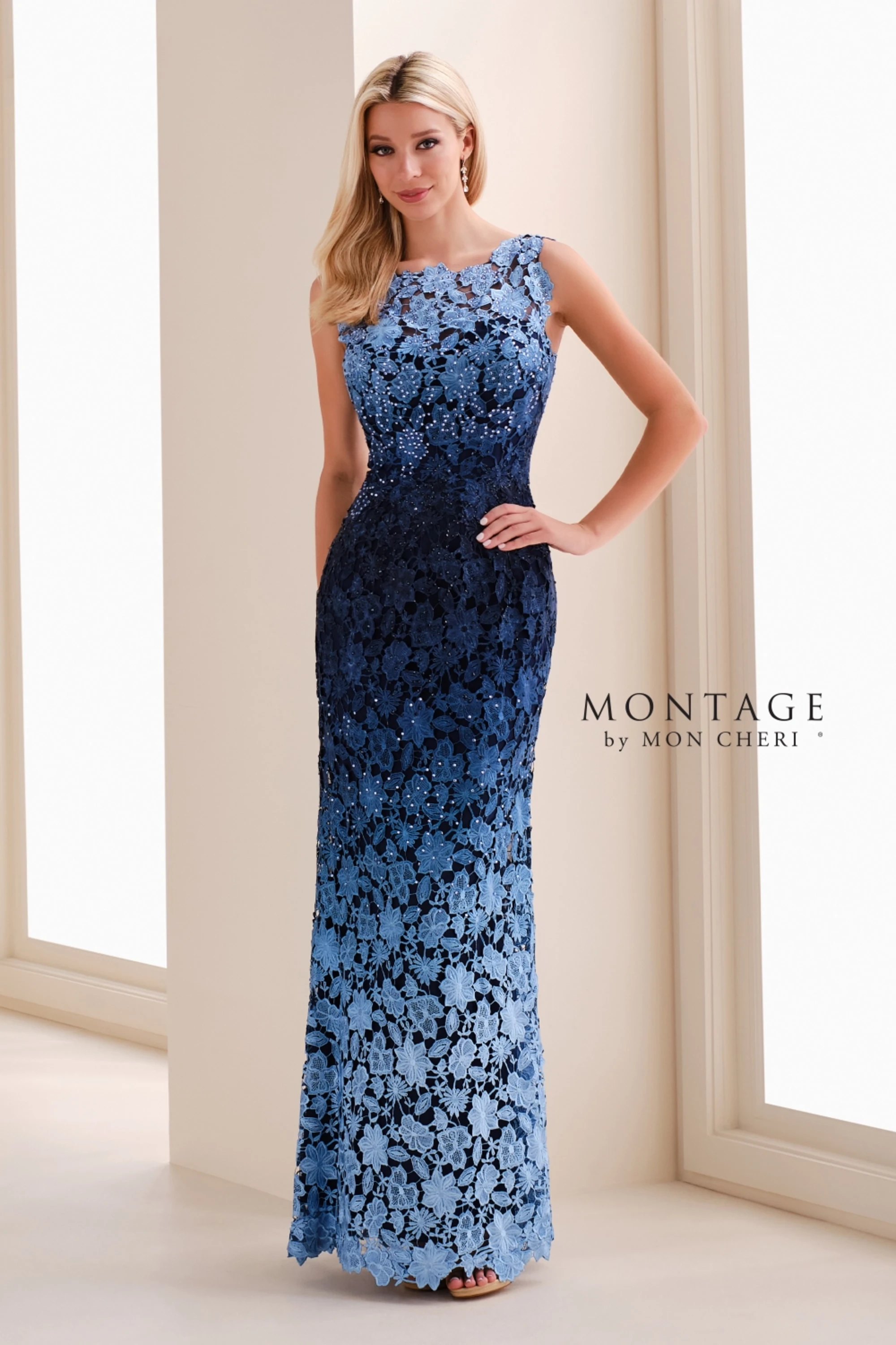 m Multi-Colored Lace Mermaid Gown for Special Occasions