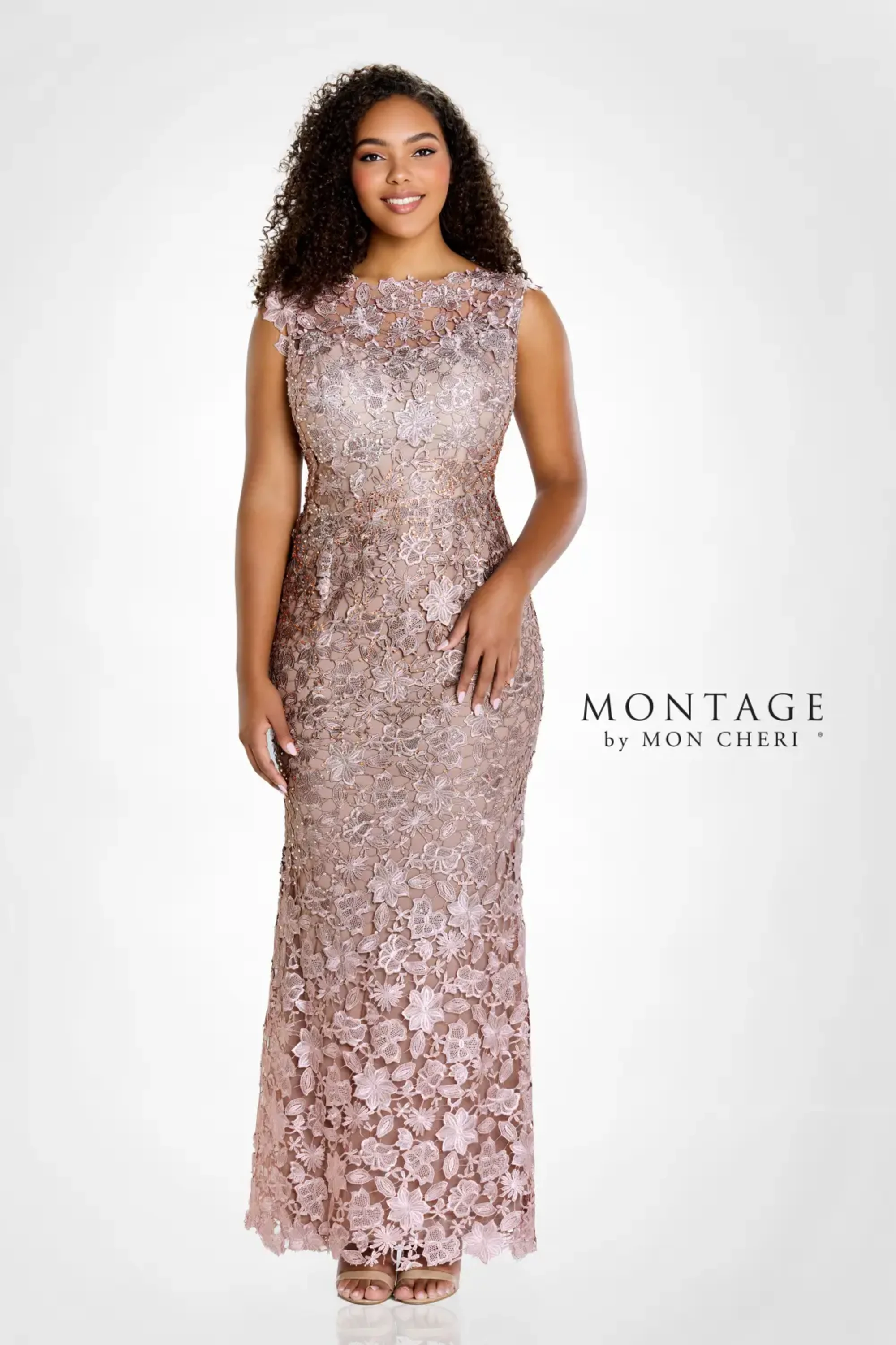 m Multi-Colored Lace Mermaid Gown for Special Occasions