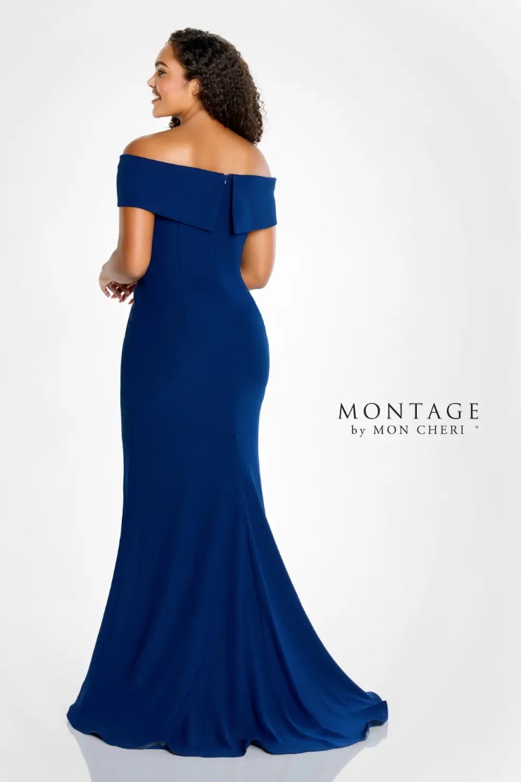 Off-The-Shoulder Crepe Dress | 120905 Off-The-Shoulder Crepe Dress | 120905