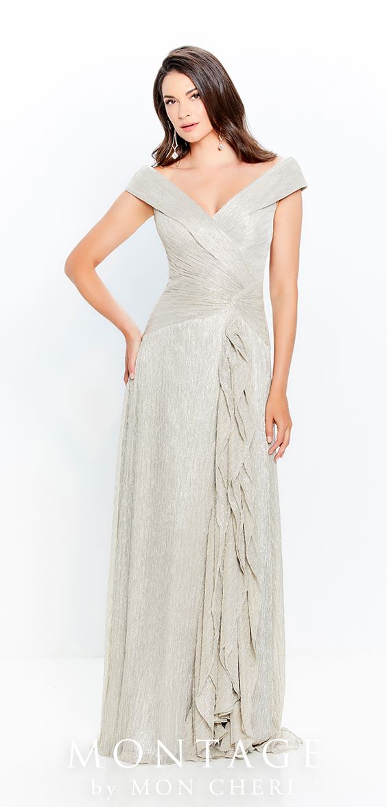 Montage by Mon Cheri 219973 Long Sleeves Evening Gown