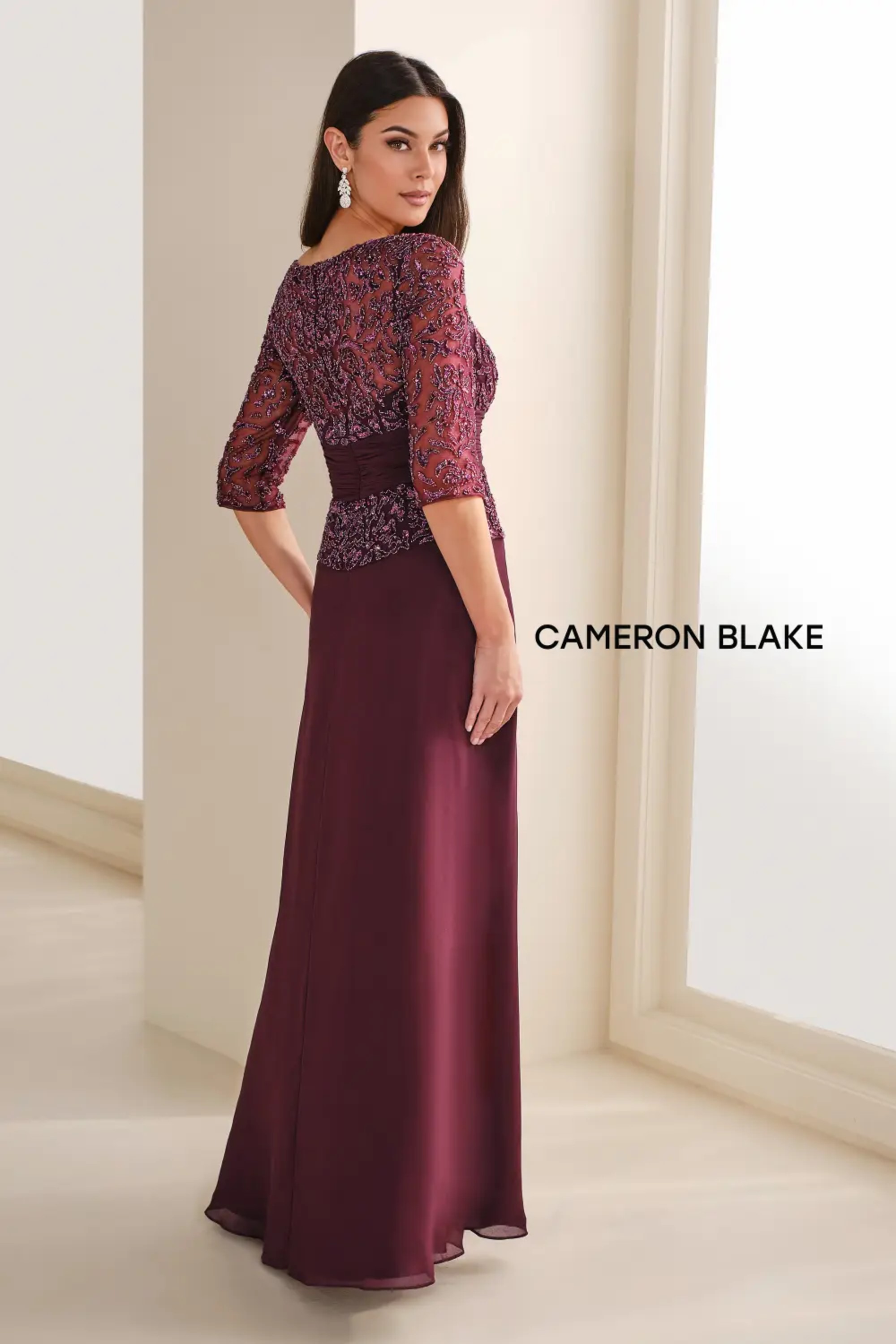 A-Line Mother's Dress - 114657SL A-Line Mother's Dress - 114657SL