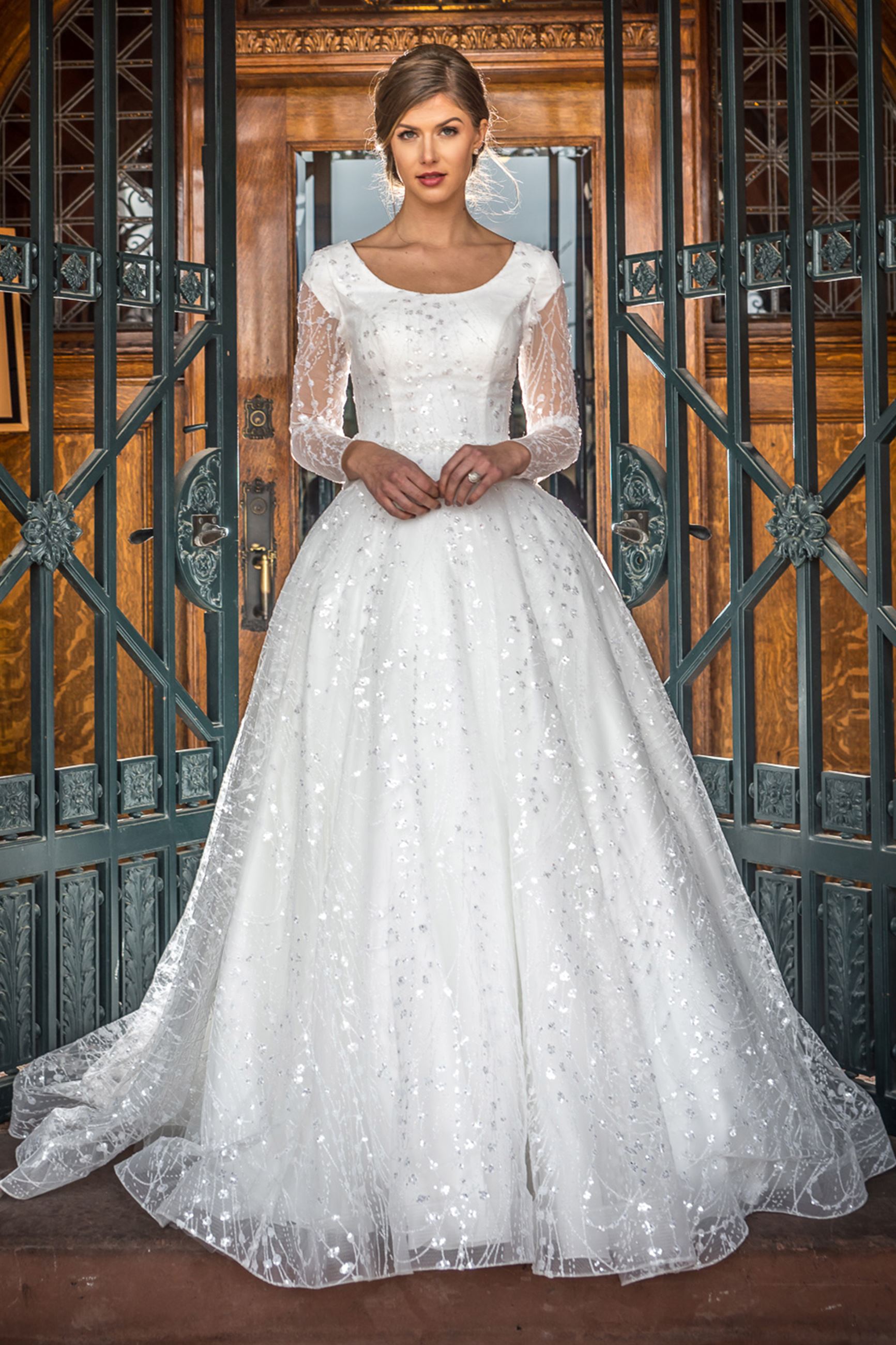 mon cheri bridals modest