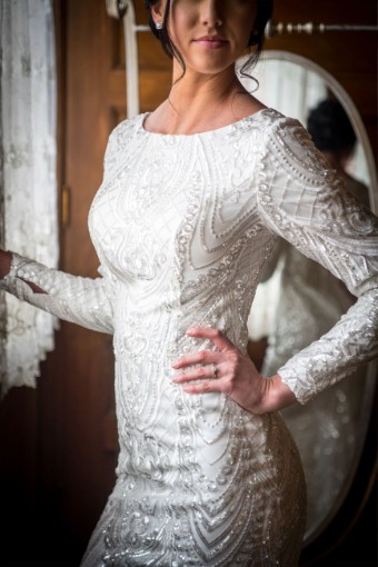 Modest by Mon Cheri #TR22059 $4 Ivory/Silver thumbnail
