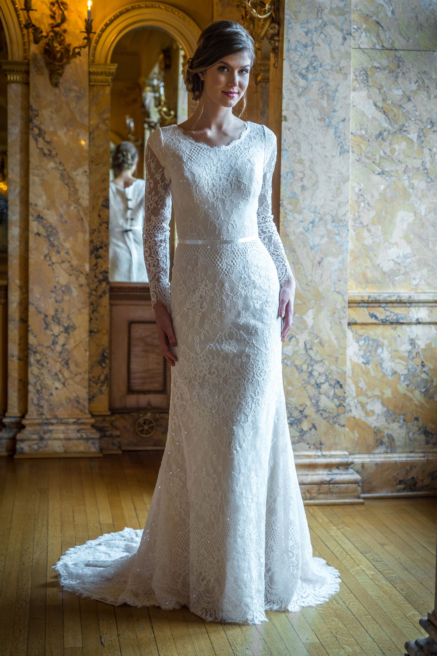modest bride