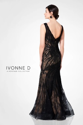 Ivonne D #220D36 $2 Black/Nude thumbnail